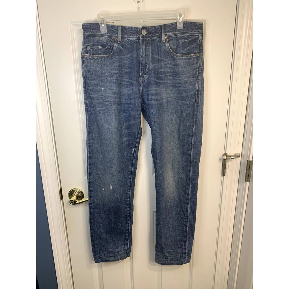 Levi's Made & Crafted Distressed Tapered Jeans Size 32 x 34